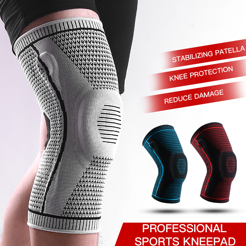 Compression Knee Sleeve - دعامة دعم الركبة غير القابلة للانزلاق