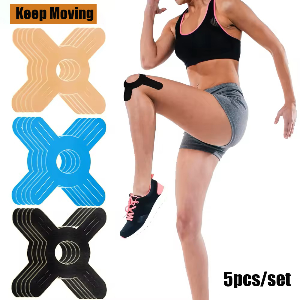 Kinesiology Tape Sports - 5 قطع من شريط الكينيسولوجي المقطوع