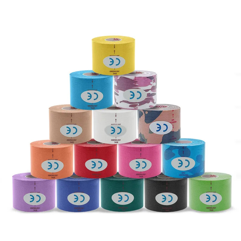 Kinesiology Tape Sports - 1/6 قطعة ملصقات شريط علم الحركة