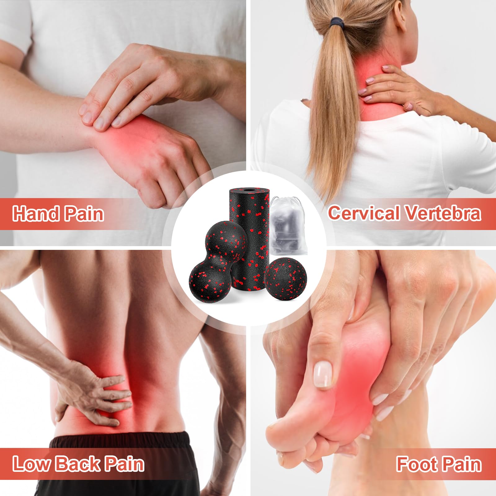جوفاء اليوغا الأسطوانة تدليك ا - مراجعة Health Wellness And Fitness وسعره