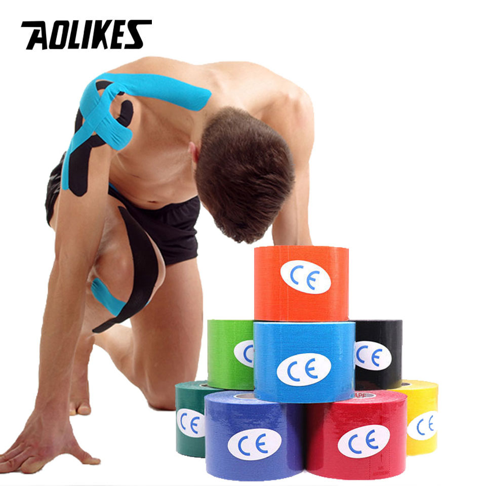 AOLIKES 2 حجم شريط علم الحركة  - مراجعة Kinesiology Tape Sports وسعره