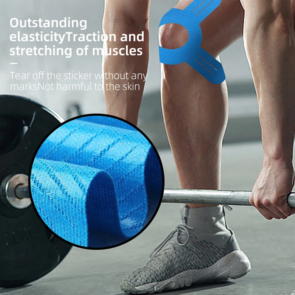 5 قطع من شريط الكينيسيولوجي ال - مراجعة Kinesiology Tape Sports وسعره