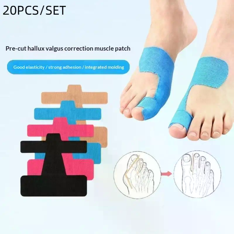 20 قطعة من شريط الكينيسولوجي ا - مراجعة Kinesiology Tape Sports وسعره