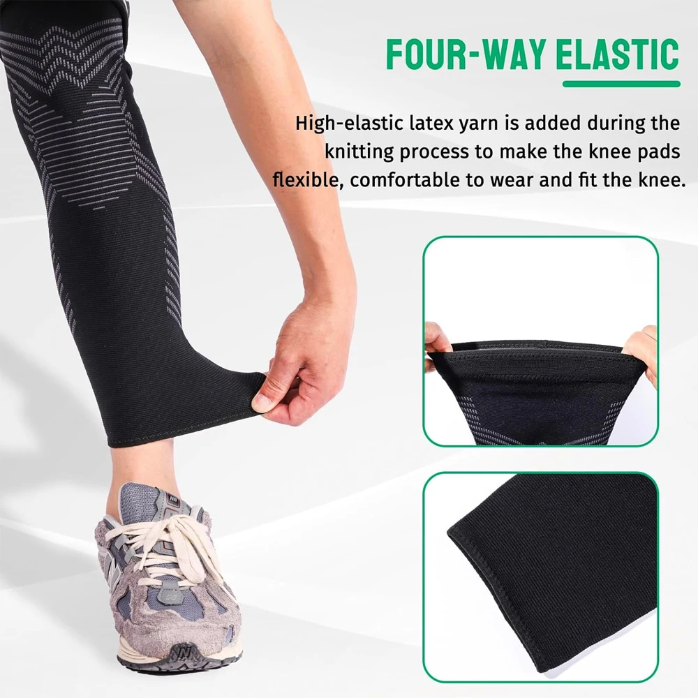 1/2 قطعة، أكمام ضاغطة كاملة لل - مراجعة Compression Knee Sleeve وسعره
