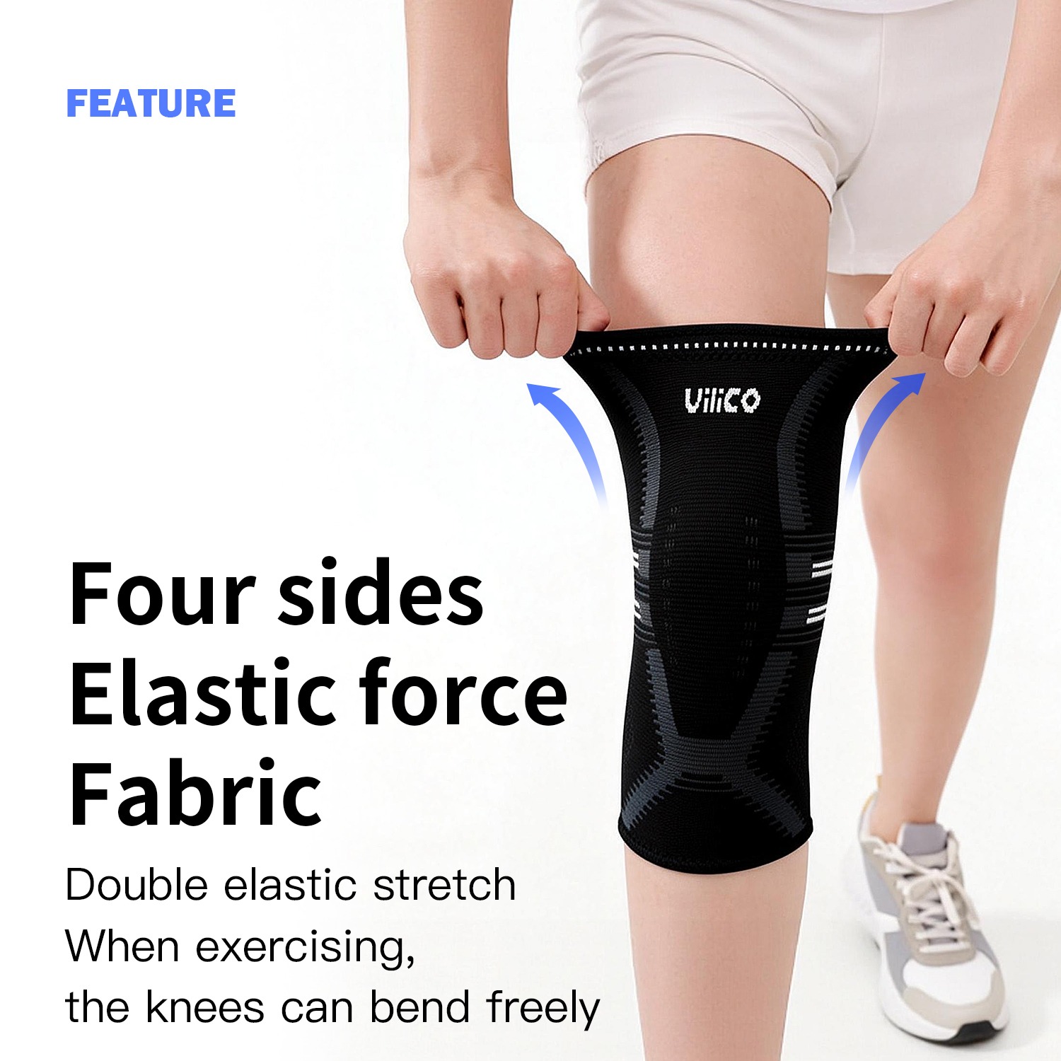 دعامة ركبة للنساء والرجال - غط - مراجعة Compression Knee Sleeve وسعره