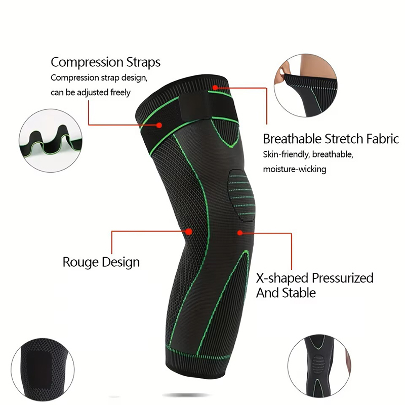 قطعتان من واقيات الركبة الضاغط - مراجعة Compression Knee Sleeve وسعره